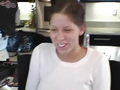 Frekk chick får en stor en mellom bena